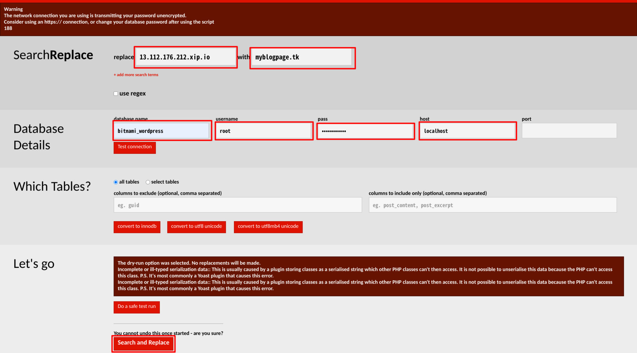How to fix redirecting xxx.xxx.xxx.xxx.xip.io when accessing Lightsail